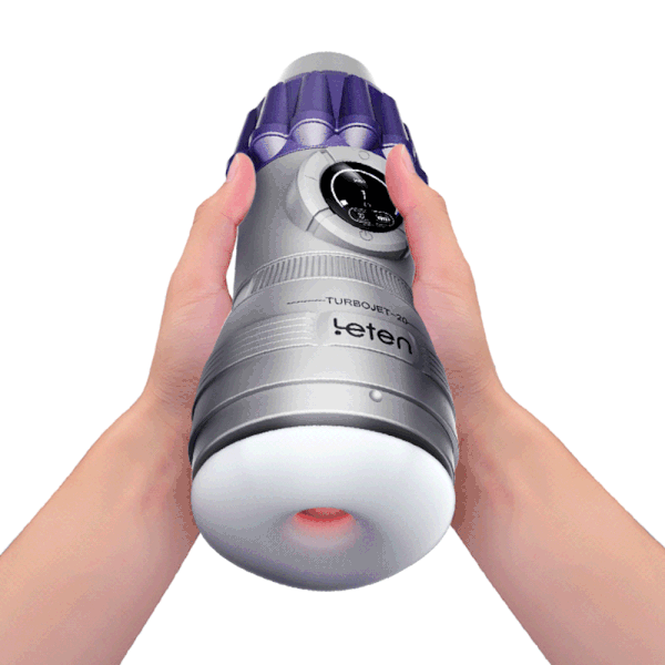 Masturbatore Automatico Turbojet 20 Leten grigio e viola – Kattiva Rimin