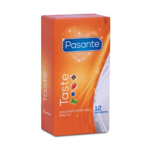 Preservativi Aromatizzati Pasante Taste 53 mm 12 pz