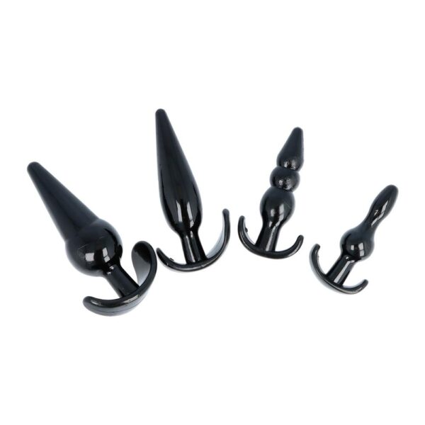 set di tappi anali Pick & Love n. 92 in silicone nero – Kattiva Rimini sex shop