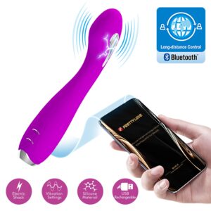 Vibratore Pretty Love ElectroShock viola con controllo app Bluetooth – Kattiva Rimini sex shop h24