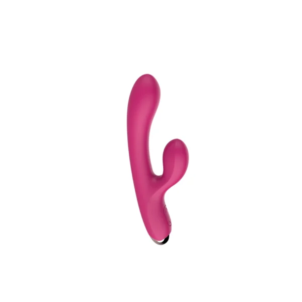 Vibratore rabbit ricaricabile fucsia SinsFactory Flexi vista laterale
