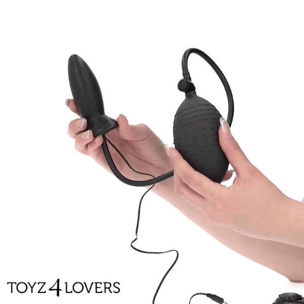 Plug anale vibrante Explorer Pump nero disponibile da Kattiva Rimini