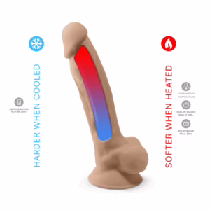 illustrazione dildo termico SilexD più morbido se riscaldato