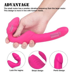 Love Gun vibratore strapless Toyz4Lovers Elys in silicone