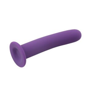 Vista laterale dildo in silicone viola Raw Recruit Purple